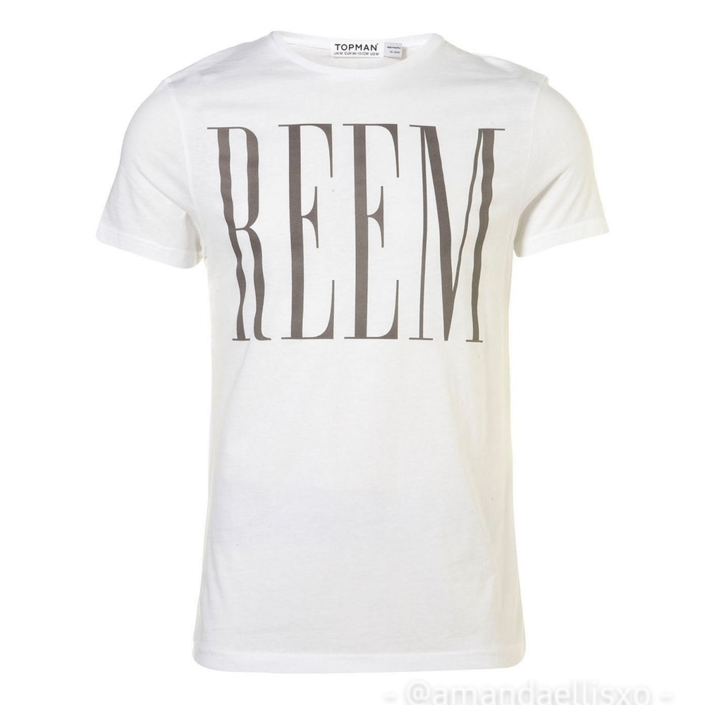 TOPMAN TOWIE Joey Essex REEM Unisex Crew Neck Babydoll Tee XXS